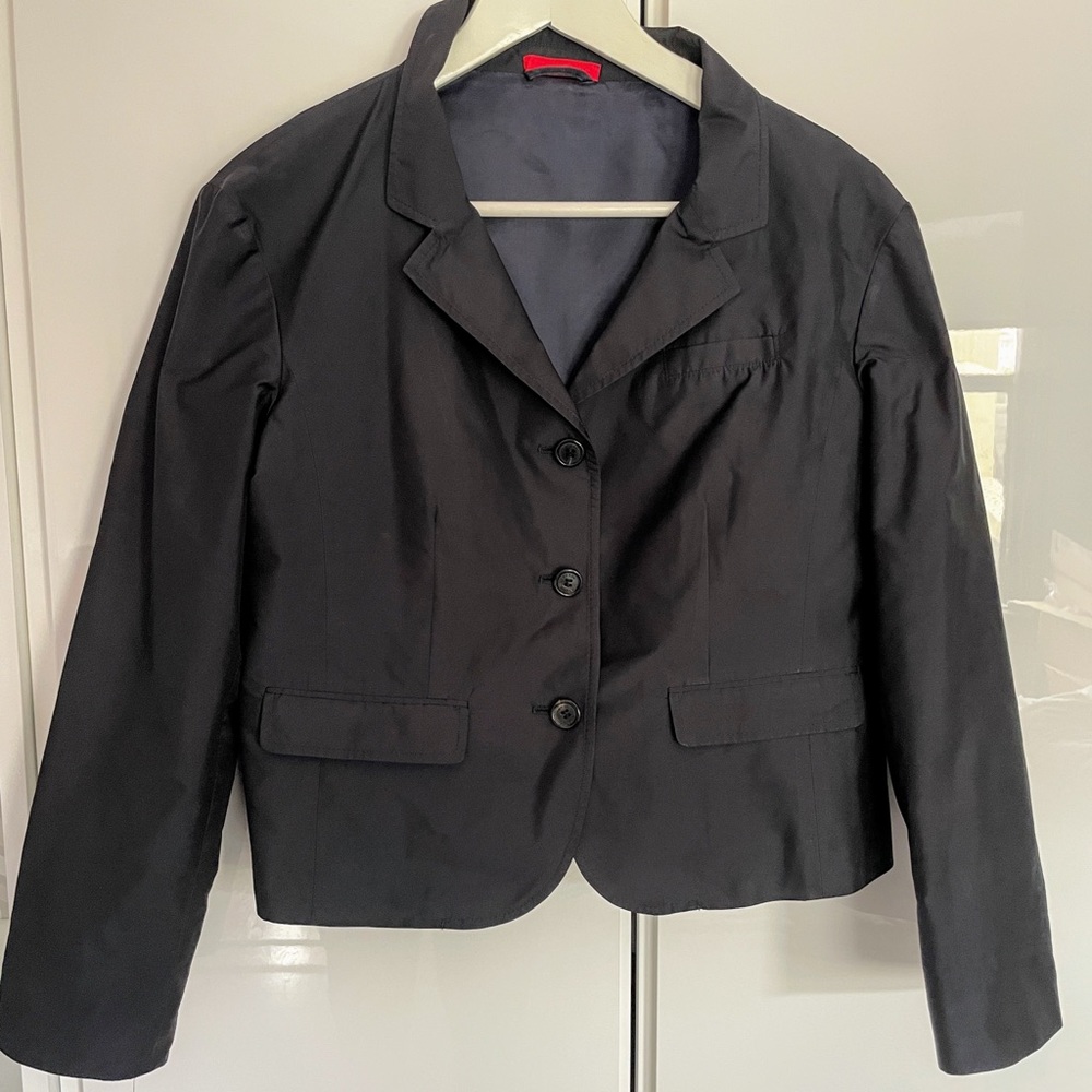Prada Navy Blue Jacket Women’s Cropped